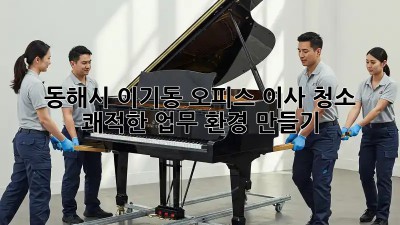 동해시 이기동 오피스 이사 청소: 쾌적한 업무 환경 만들기 ✨